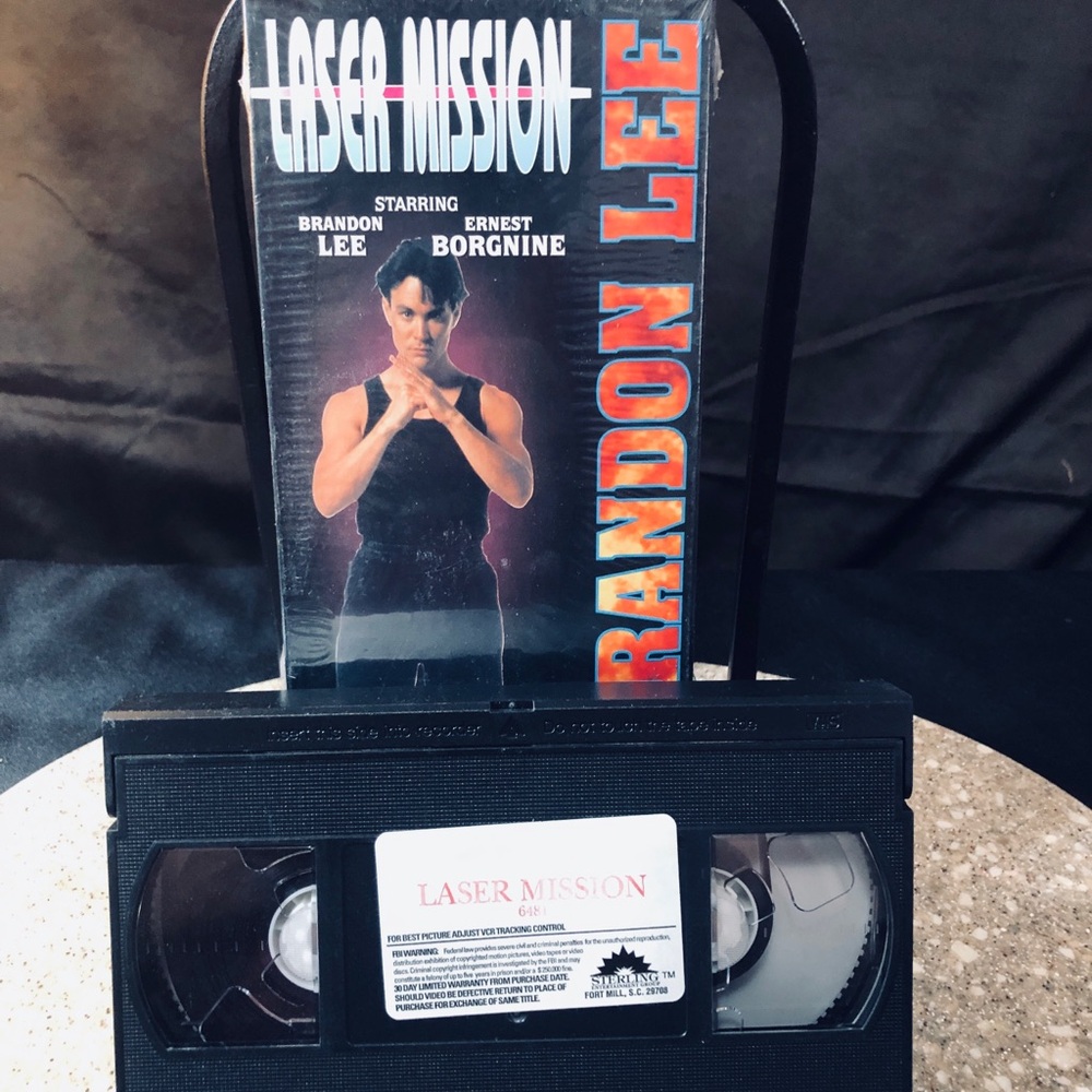 Laser Mission VHS Tape - Black